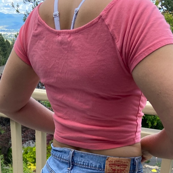 Pink Crop Top - Picture 2 of 3